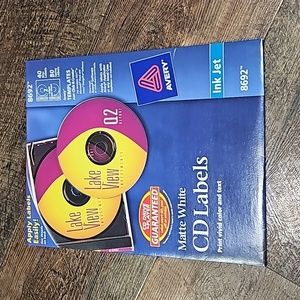 Avery 8692 Matte White CD Labels